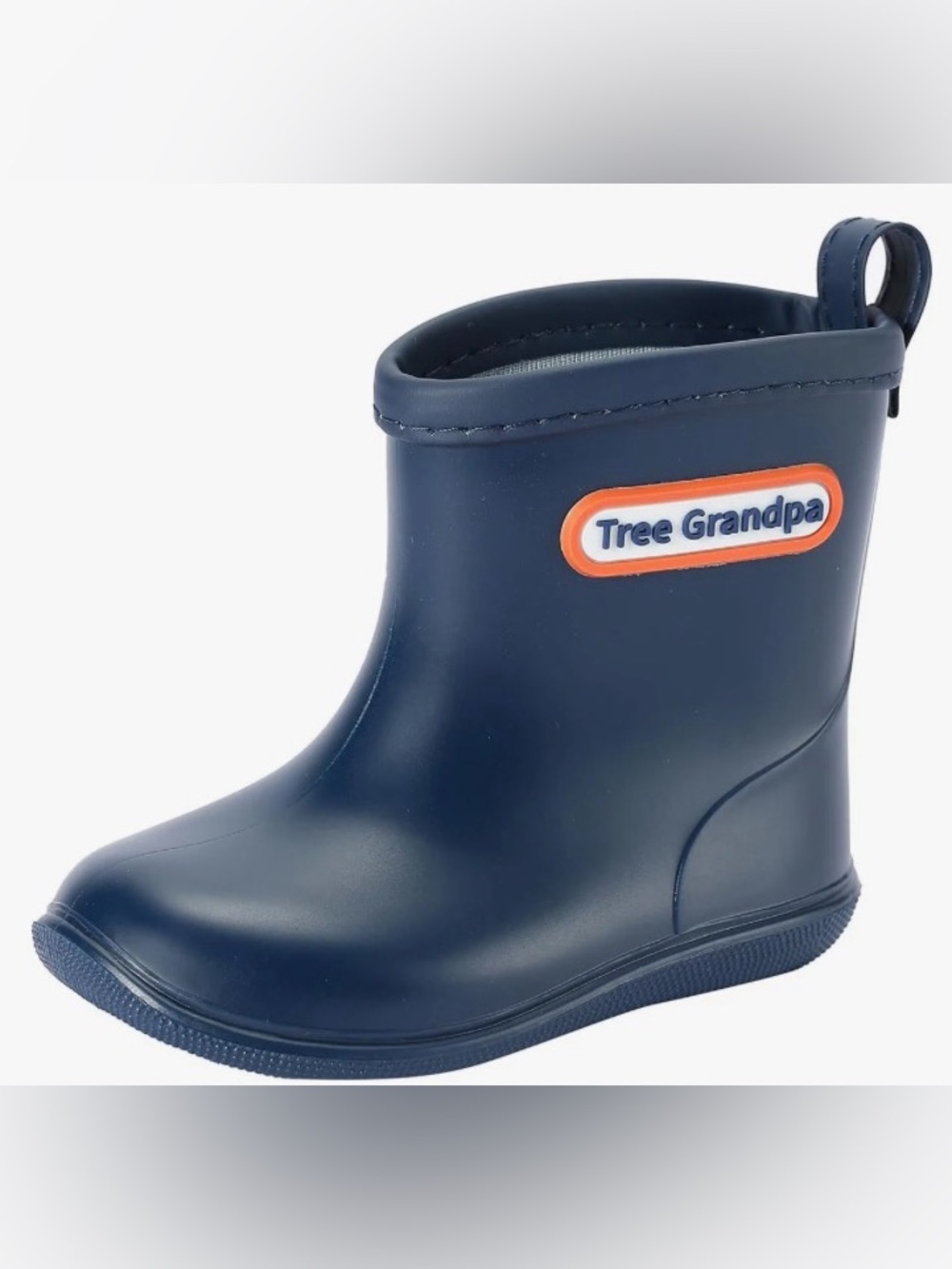 Tree Grandpa Toddler Rain Boots Navy (Size: 7)